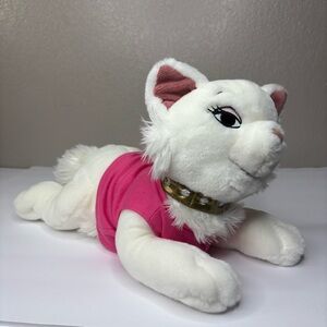 Disneyland Disney Aristocats Duchess Plush 14" White Cat Rare Vintage Year 2000
